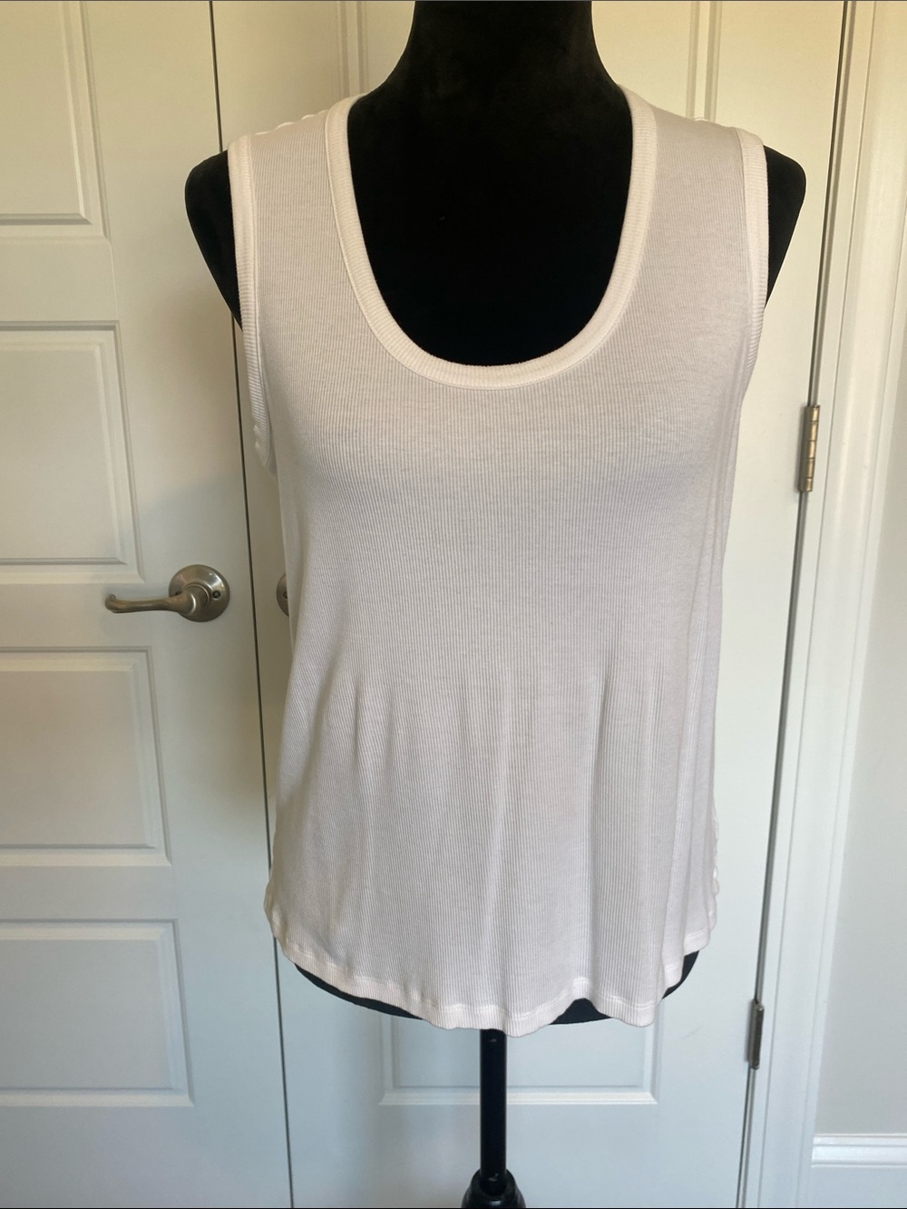 Everyday White Scoop Neck Tank - Classic Women's Ribbed Tank